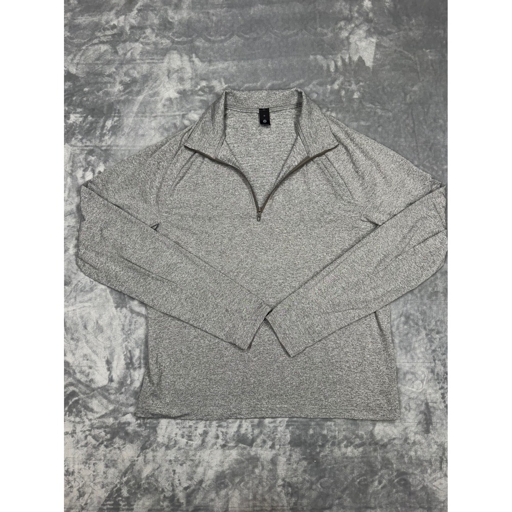 Lululemon Soft Jersey Pullover Heathered Grey Mens Size M